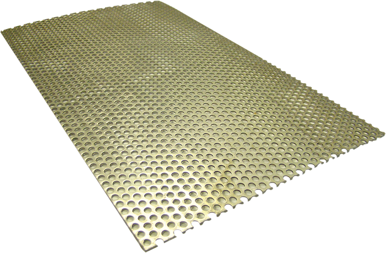 La Choppers - Baffle Sheet - Stainless - 6"x10" - Universal Exhaust Baffles Perforated Sheet - LA-1201-00