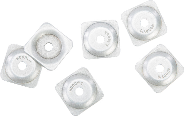 Woodys - Grand Digger Support Plates Square 5/16" 6/pk - ASG-3775-6