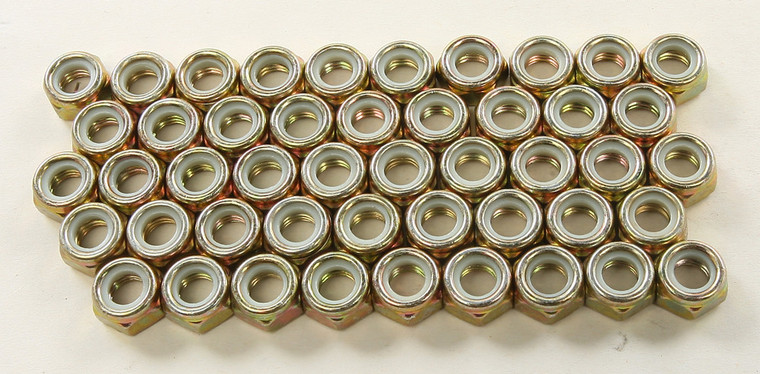 Woodys - Lock Nuts- 7mm 48/pkg - NYL-5000