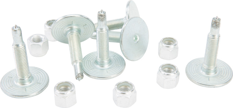 Woodys - Grand Master Silver Studs 1.325" 6/pk - GMP-1325-6