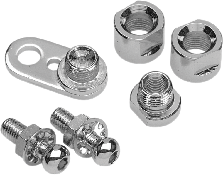 Drag Specialties - Turn Signal Swivel Kit - Chrome - Turn Signal Swivel Kit - 20-0383