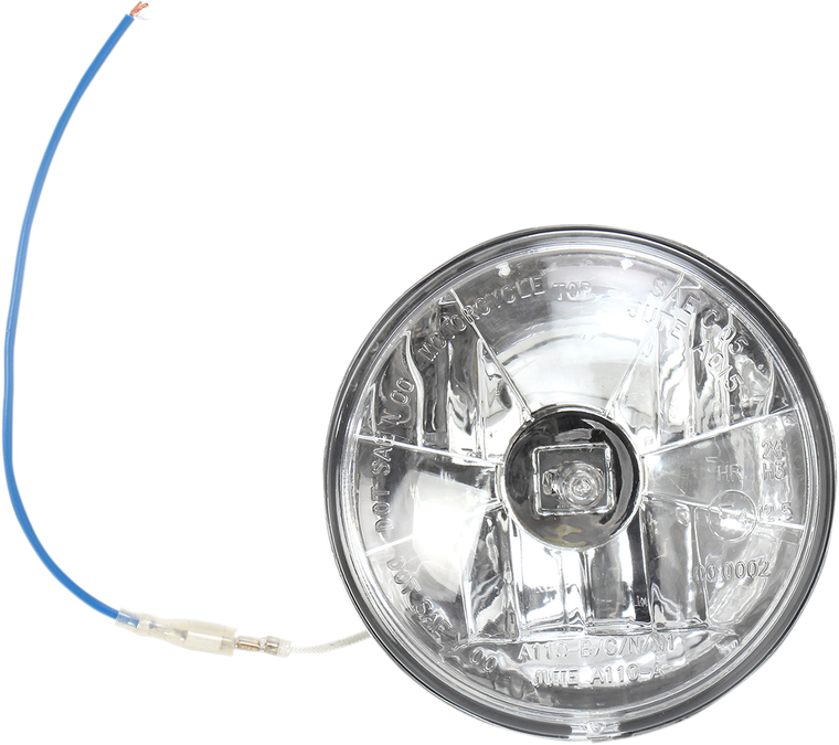 Drag Specialties - 4-1/2" Halo Headlight - Clear - Diamond-Style Light Kits - 20-6045-AD