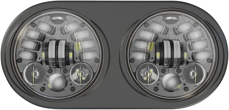 Custom Dynamics - Adaptive LED Headlamps - Harley Davidson - Black - ProBEAM LED Headlamp Assembly - PB-RG13A-B