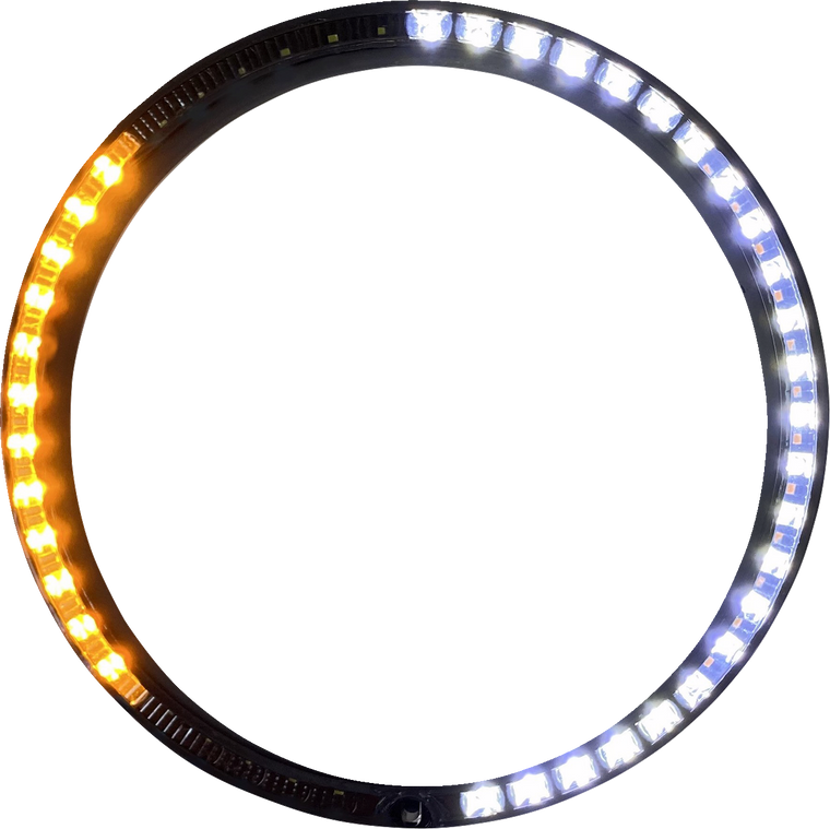 Custom Dynamics - Standard Trim Ring - Black - ProBEAM Turn Signal Ring Trim - PB-7TR-AW-2B