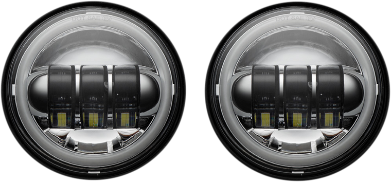 Custom Dynamics - 4.5" Passing Lamp - with Halo - Chrome - 4.5" Passing Lamps with Halo - CD-45-C