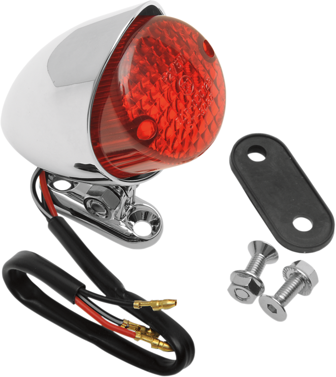 Drag Specialties - Bobber Taillight - Red Lens - Universal Bobber Taillight - 45275