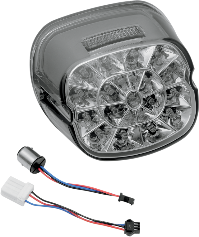 Drag Specialties - Taillight - Smoke - Top Tag - Web LED Taillights - 161273