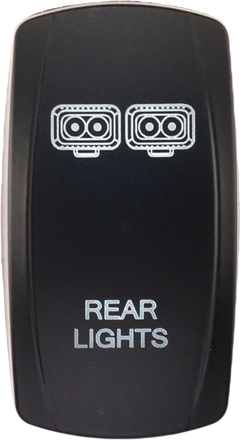 Xtc Power Products - Dash Switch Rocker Face Rear Lights - SW00-00112017