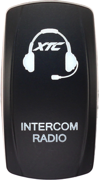Xtc Power Products - Dash Switch Rocker Face Intercom Radio - SW00-00115027