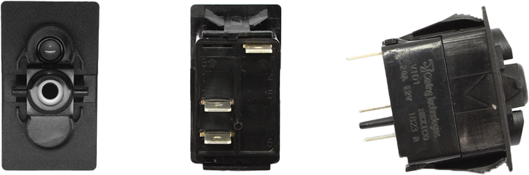Xtc Power Products - Dash Switch Body Single Acc W/incdsnt - SW11-IN000000