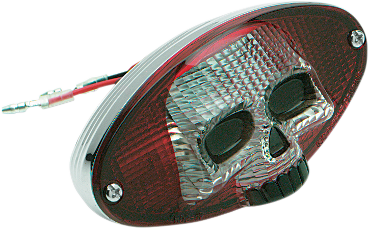 Drag Specialties - Replacement Lens - Skull Face - Replacement Lens - 12-0403RC-L