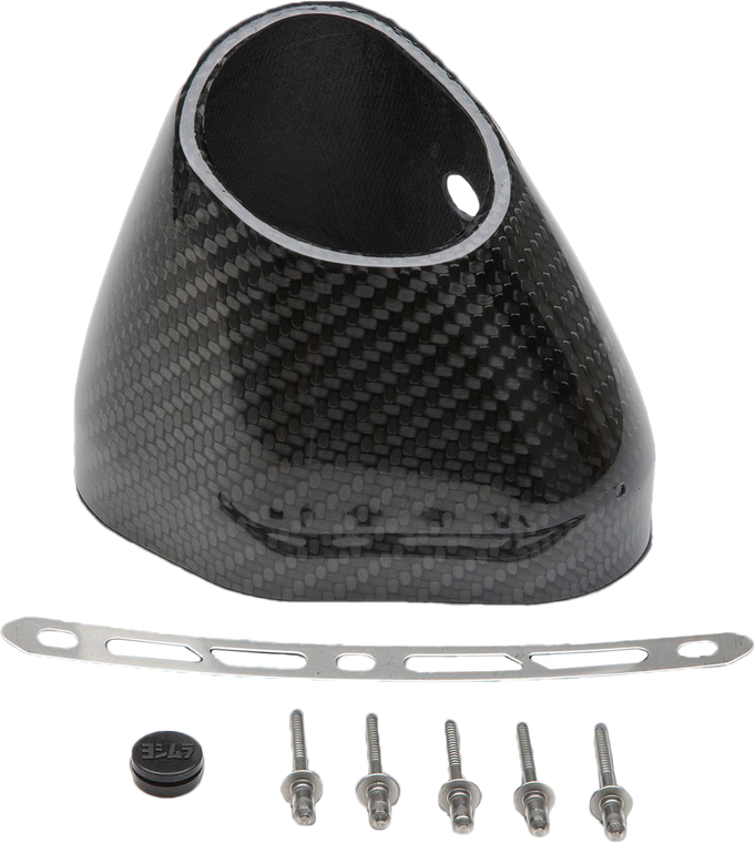 Yoshimura - End Cap Kit Left Side R77 Lh Cf Flared - YM7-CFL-01-K