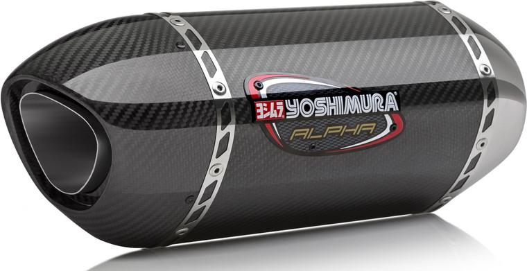 Yoshimura - Exhaust Street Alpha-t Slip-on Ss-cf-cf Works - 11670BM221