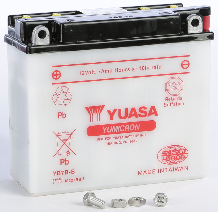 Yuasa - Battery Yb7b-b Conventional - YUAM227BB