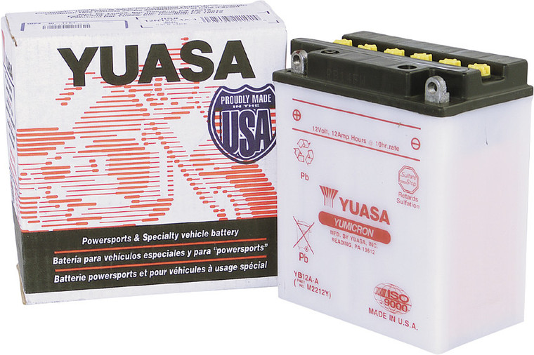 Yuasa - Battery Yb12a-a Conventional - YUAM2212Y