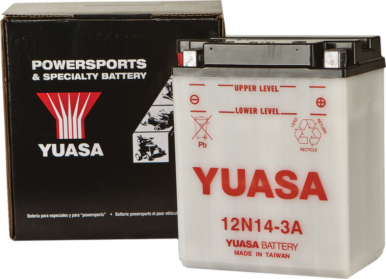 Yuasa - Battery 12n14-3a Conventional - YUAM2241B