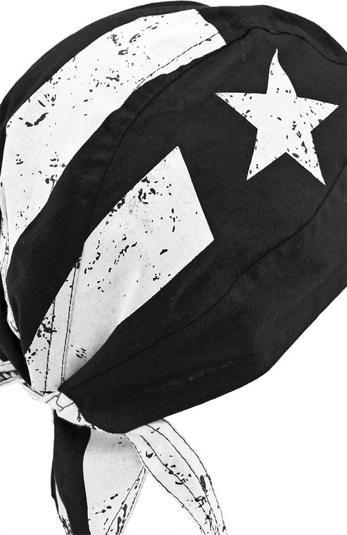 Zan - Flydanna Vintage American Black/white Flag - Z903 Zan - Flydanna Vintage American Black/white Flag - Z903