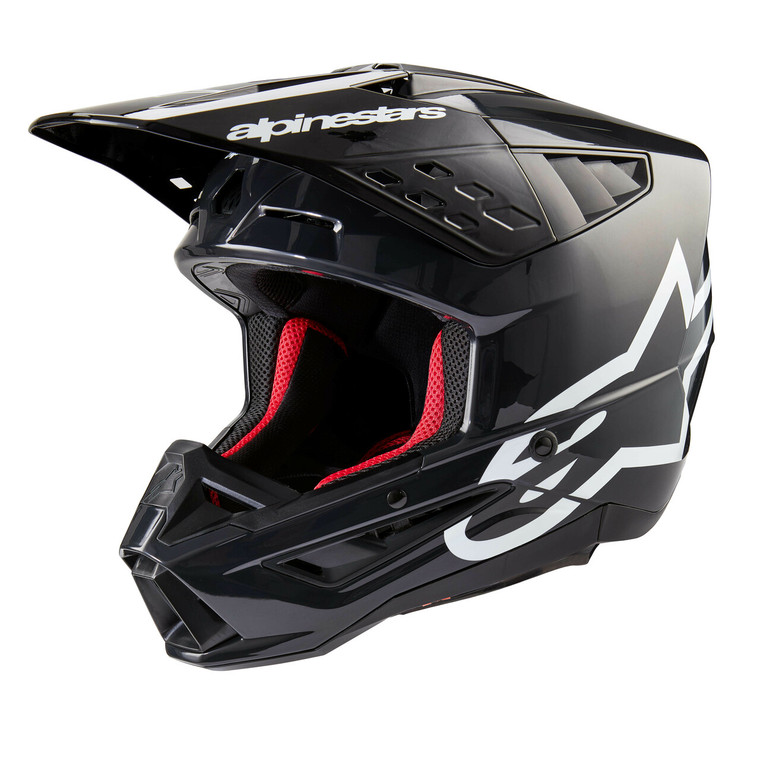 Alpinestars - S-m5 Corp Helmet Dark Grey Glossy Md - 8306423-9190-M