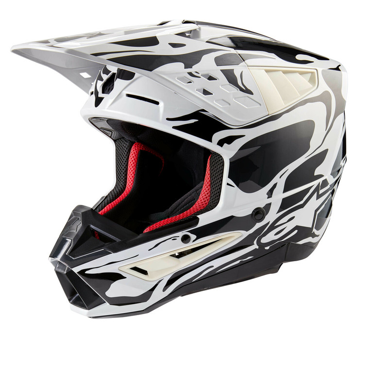 Alpinestars - S-m5 Mineral Helmet Cool Grey/dark Grey Glossy Xs - 8306623-906-XS