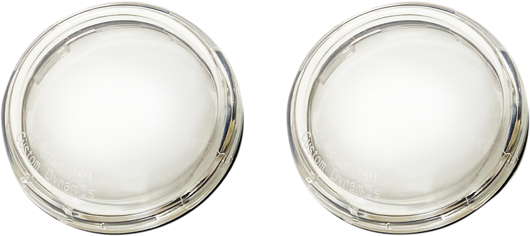 Custom Dynamics - ProBEAM Replacement Lenses - Clear - ProBEAM Deuce-Style Turn Signal Lenses - PRO-B-LENS-CLR