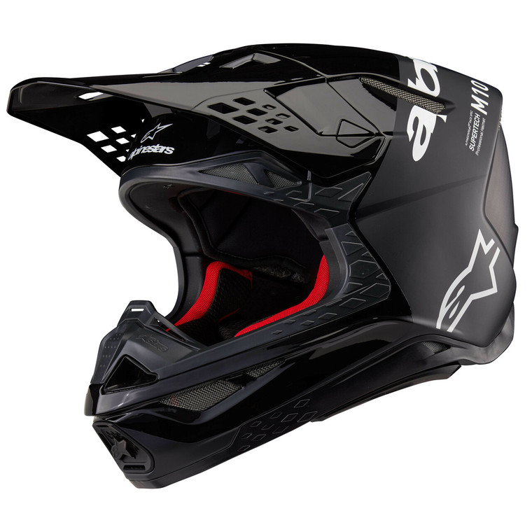 Alpinestars - Supertech S-m10 Flood Helmet Black/dark Grey M&g 2x - 8301023-1310-XXL