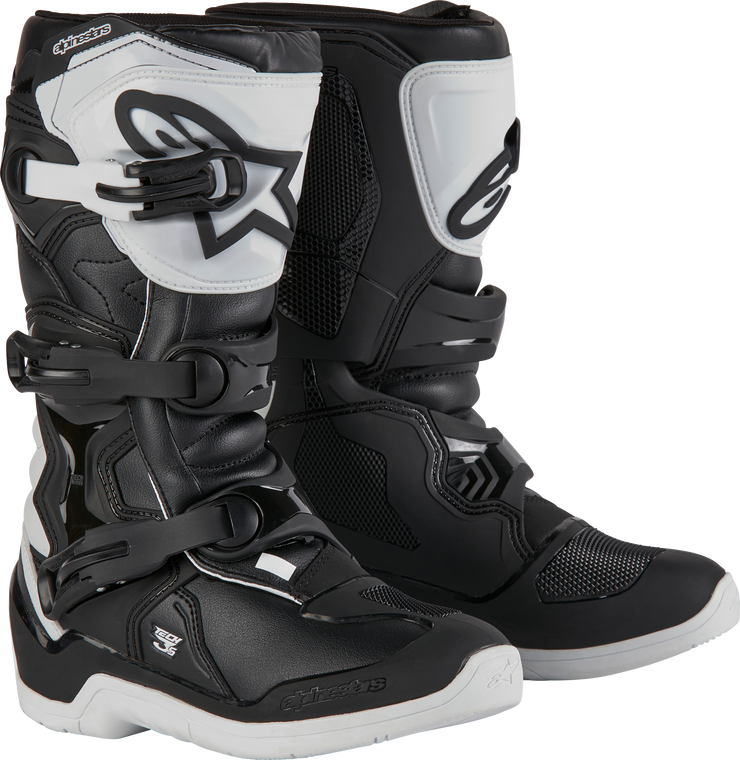 Alpinestars - Tech 3s Youth Boots White/black Sz 4 - 2014024-21-4