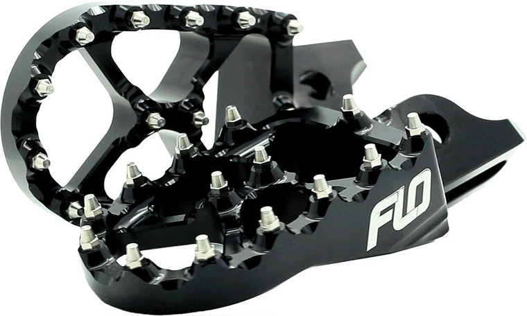 Flo Motorsports - Pro Series Foot Pegs Black - FPEG-793-2BLK