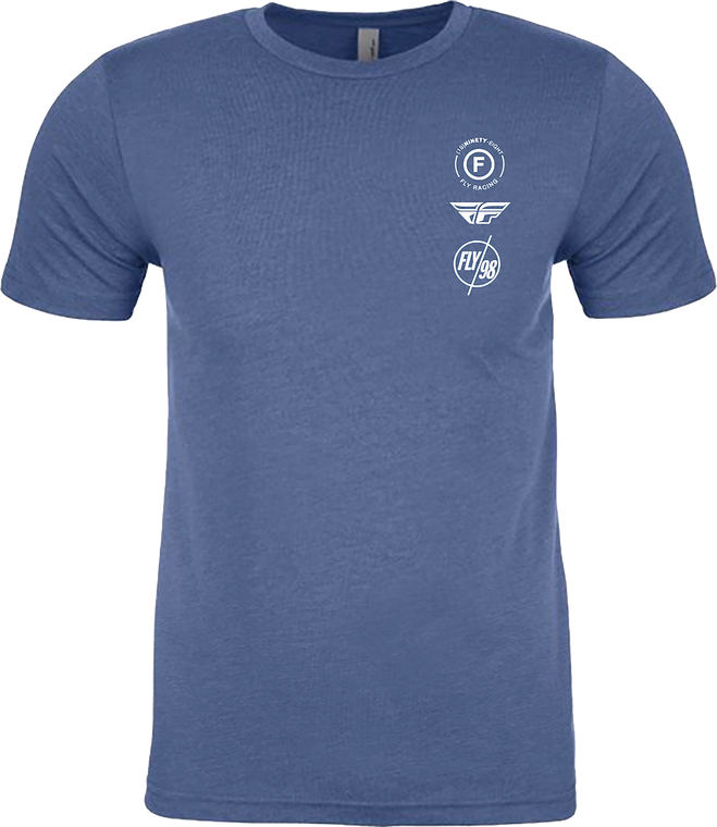 Fly Racing - Fly Atom Tee Cool Blue Heather Xl - 354-0319X