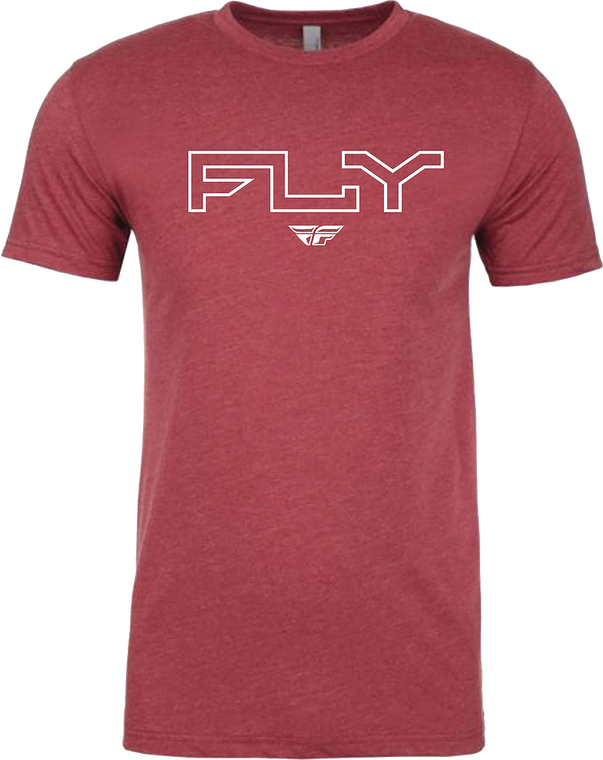 Fly Racing - Fly Edge Tee Cardinal Xl - 354-0309X
