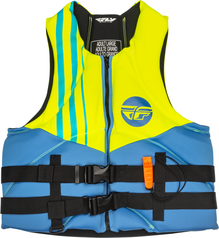 Fly Racing - Neoprene Flotation Vest Blue/hi-vis/teal Xl - 221-30401X