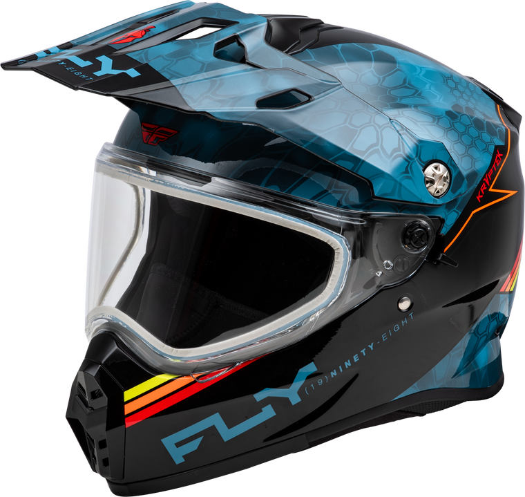 Fly Racing - Trekker Cw Conceal Helmet Dual Shld Slate/black/red Xs - 73-31359XS