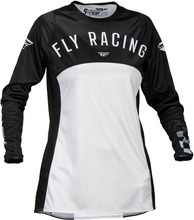 Fly Racing - Women's Lite Jersey Black/light Grey Lg - 377-620L