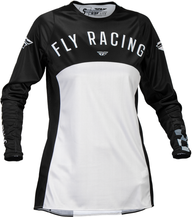 Fly Racing - Women's Lite Jersey Black/light Grey Md - 377-620M