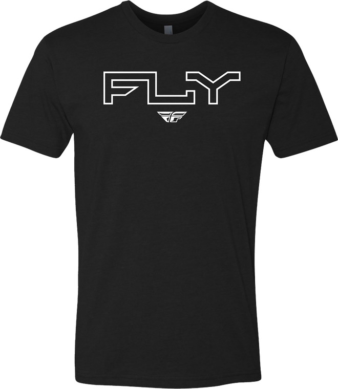 Fly Racing - Youth Fly Edge Tee Black Yl - 354-0308YL