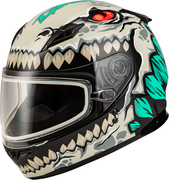 Gmax - Youth Gm-49y Drax Snow Helmet Silver Ys - F2499120