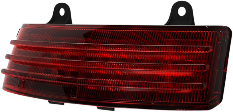 Custom Dynamics - Tribar Taillight - '14+ - Red - Dual-Intensity LED TriBar Taillight - PB-TRI-3-RED