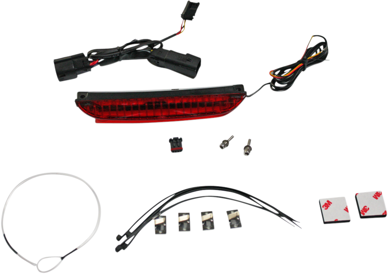 Custom Dynamics - Luggage Rack Light Bar - Red - Luggage Rack LED Light Bar - CD-LR-05-R