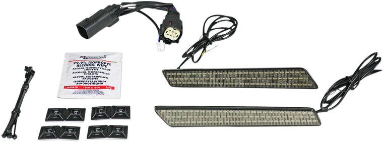Custom Dynamics - Saddlebag Latch Lights - SS6 - Smoke - Saddlebag Latch  Lights - CD-LATCH-SS6-S