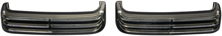 Custom Dynamics - Saddlebag LED Lights - Sequential - Black/Smoke - LED Sequential Low-Profile BAGZ Saddlebag Lights - PB-SBSEQ-SS8-BS
