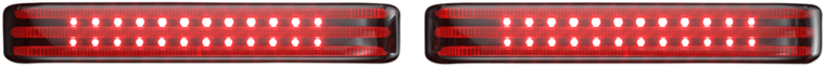 Custom Dynamics - Saddlebag LED Lights - Sequential - Chrome/Smoke - LED Sequential Low-Profile BAGZ Saddlebag Lights - PB-SBSEQ-SS8-CS