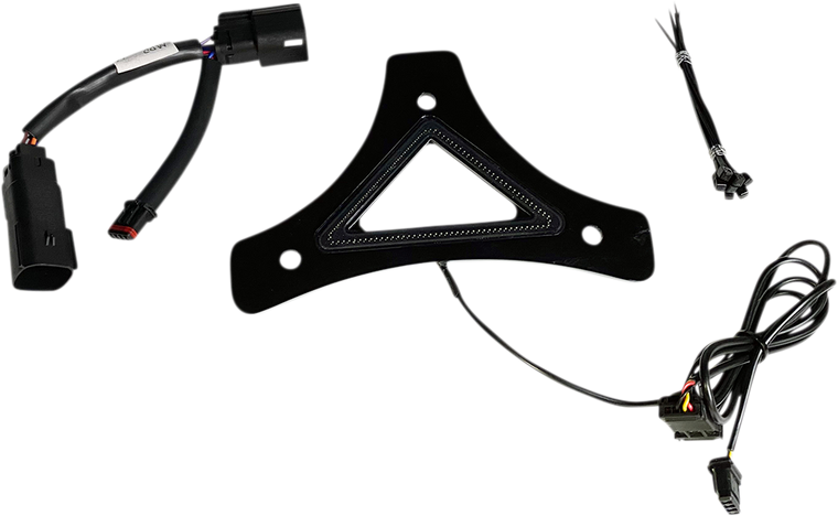 Custom Dynamics - LED Backrest Light - Run/Brake - Black - Dual Intensity Run & Brake Backrest LED Light - CD-BR-XL-B