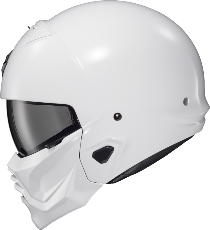 Scorpion Exo - Covert 2 Open-face Helmet Gloss White  3x - CV2-0058