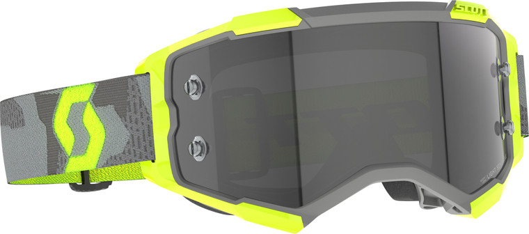 Scott - Fury Ls Goggle Lt Grey/neon Ylw Grey Works - 272827-7697327
