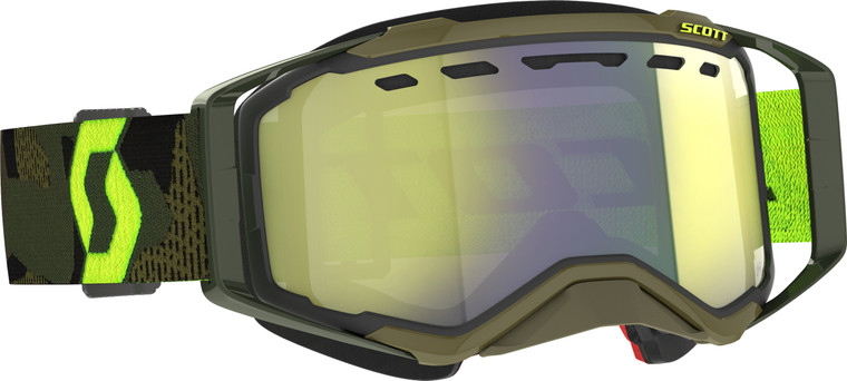 Scott - Prospect Snwcrss Goggle Kaki Grn/neon Ylw Enhcr Chrm - 272846-7701335