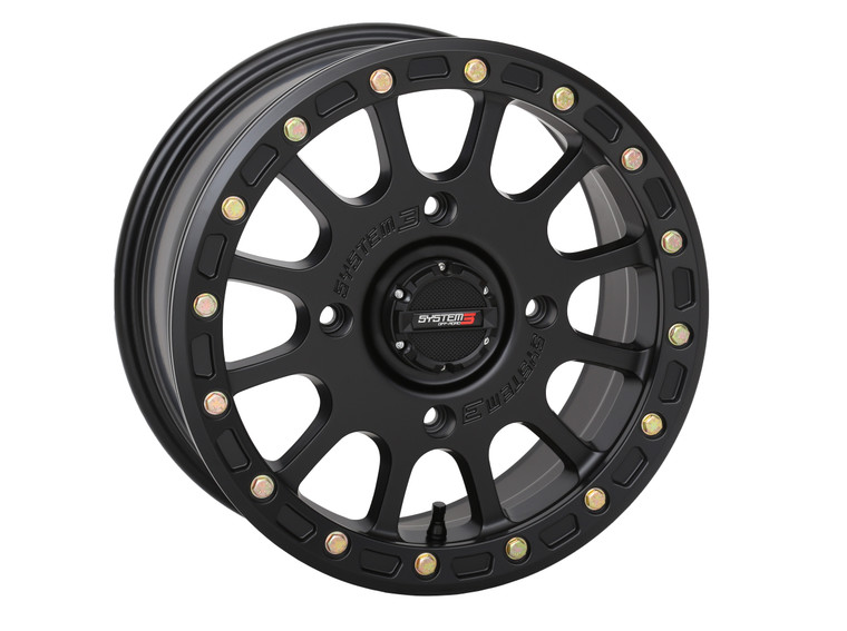System 3 - Sb5 Bl Wheel 15x7 5+2 (+38mm) 4/137 Matte Black - 15S3-5537