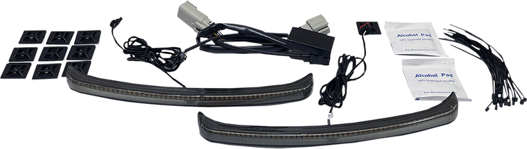 Custom Dynamics - Fender Light - Tri Glide - Dynamic LED Fender Lights - CD-TGAWS-TKE