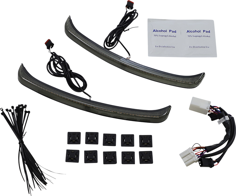 Custom Dynamics - Fender Light - Tri Glide - Dynamic LED Fender Lights - CD-TGAWS-HD