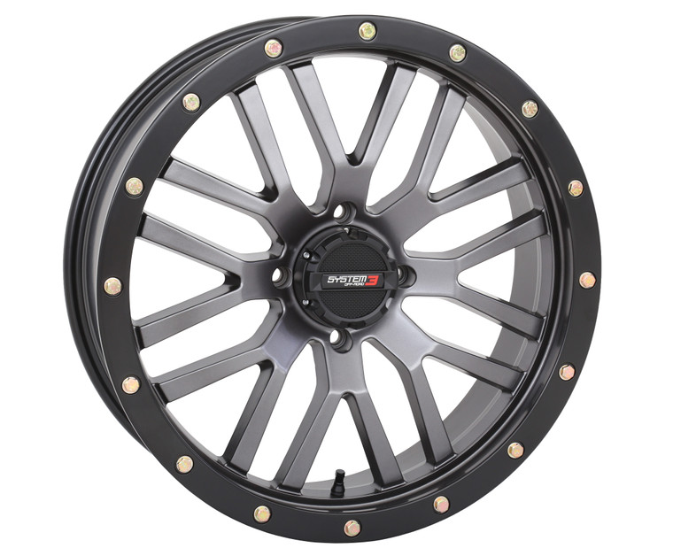 System 3 - St3 Wheel 20x7 4+2.5 (+10mm) 4/156 Matte Gunmetal Grey/blac - 20S3-1556