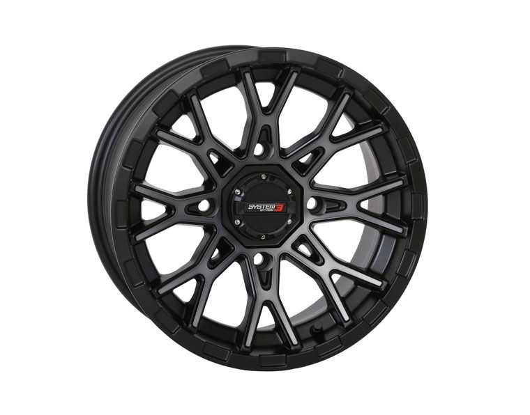 System 3 - St6 Wheel 12x7 2+5 (-47mm) 4/110 Matte Dark Tint - 12S3-6111