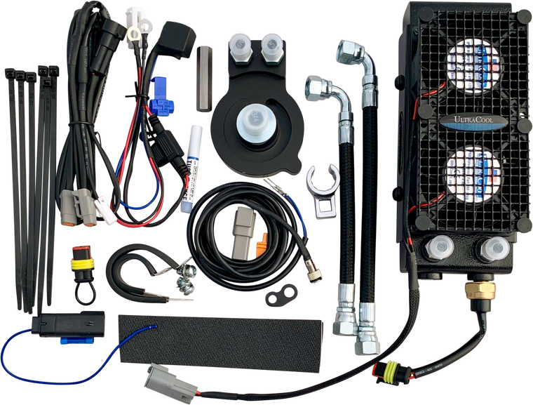 Ultracool - Oil Cooler M8 Touring `17-23 (chopped Guard) - SMT8-5N